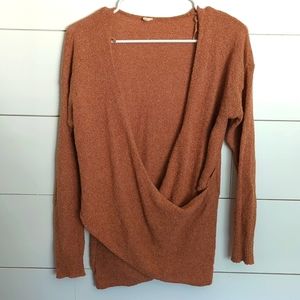 Pinkblush Maternity Wrap Sweater - M/L - Mauve